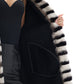 Genuine French Orylag Fur Italian Cashmere Wool Coat
