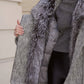 Alaska Outerwear Company Ares mohair parka with genuine fur trim and down fill, front view