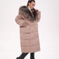 Rei Silver Fox Fully Lined Hood Down Coat in Blush