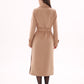 Camille Cashmere Blend Coat in Camel