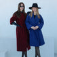 Classic Wraparound Cashmere Blend Overcoat
