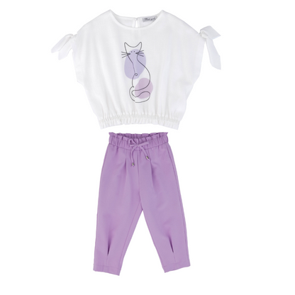 Cute Minou Girls Casual Set-0