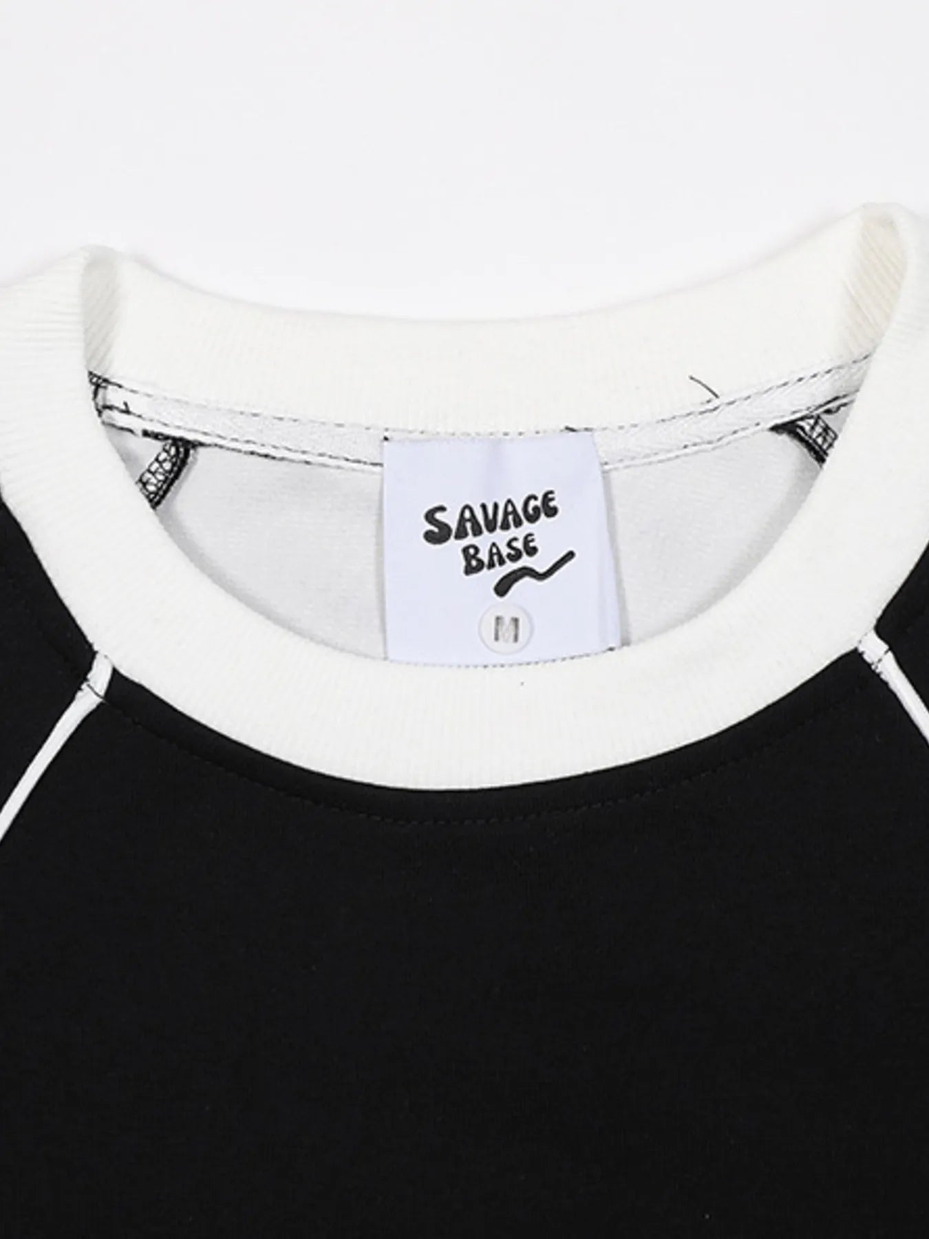 Men's Round Neck Raglan Sleeve Sweatshirt - Farnelli