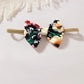 Children's Ruffled Bow Contrast Floral Dress with Headband - Farnelli