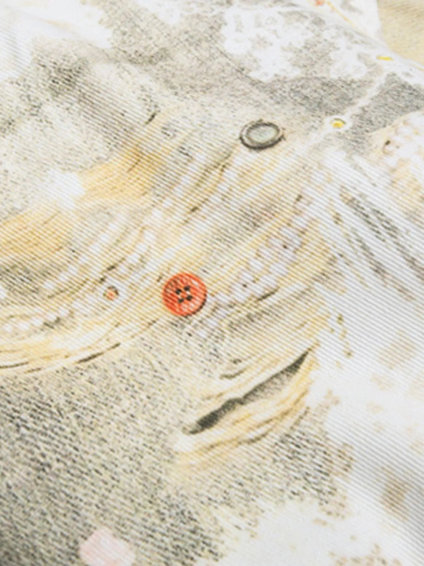 Men's Distressed Paint Splatter Zip Up Jacket - Farnelli