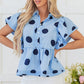 Journey Polka Dot Buttoned Blouse - Farnelli