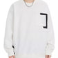 Men's Plus Size Crew Neck Sweatshirt with Pocket Detail - Farnelli