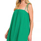Zenana Woven Airflow Mini Bubble Dress - Farnelli