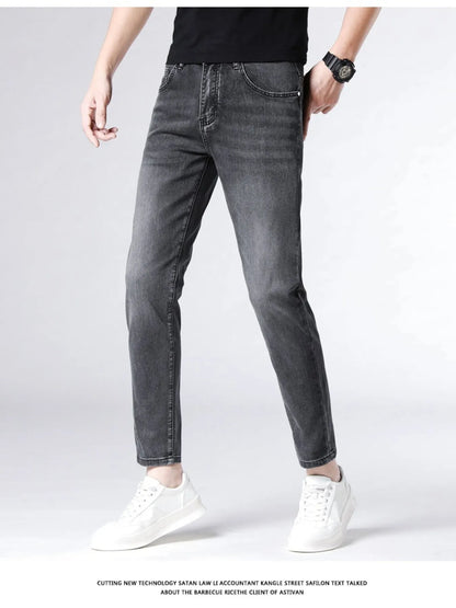 Men's Washed Slim Fit Jeans - Farnelli
