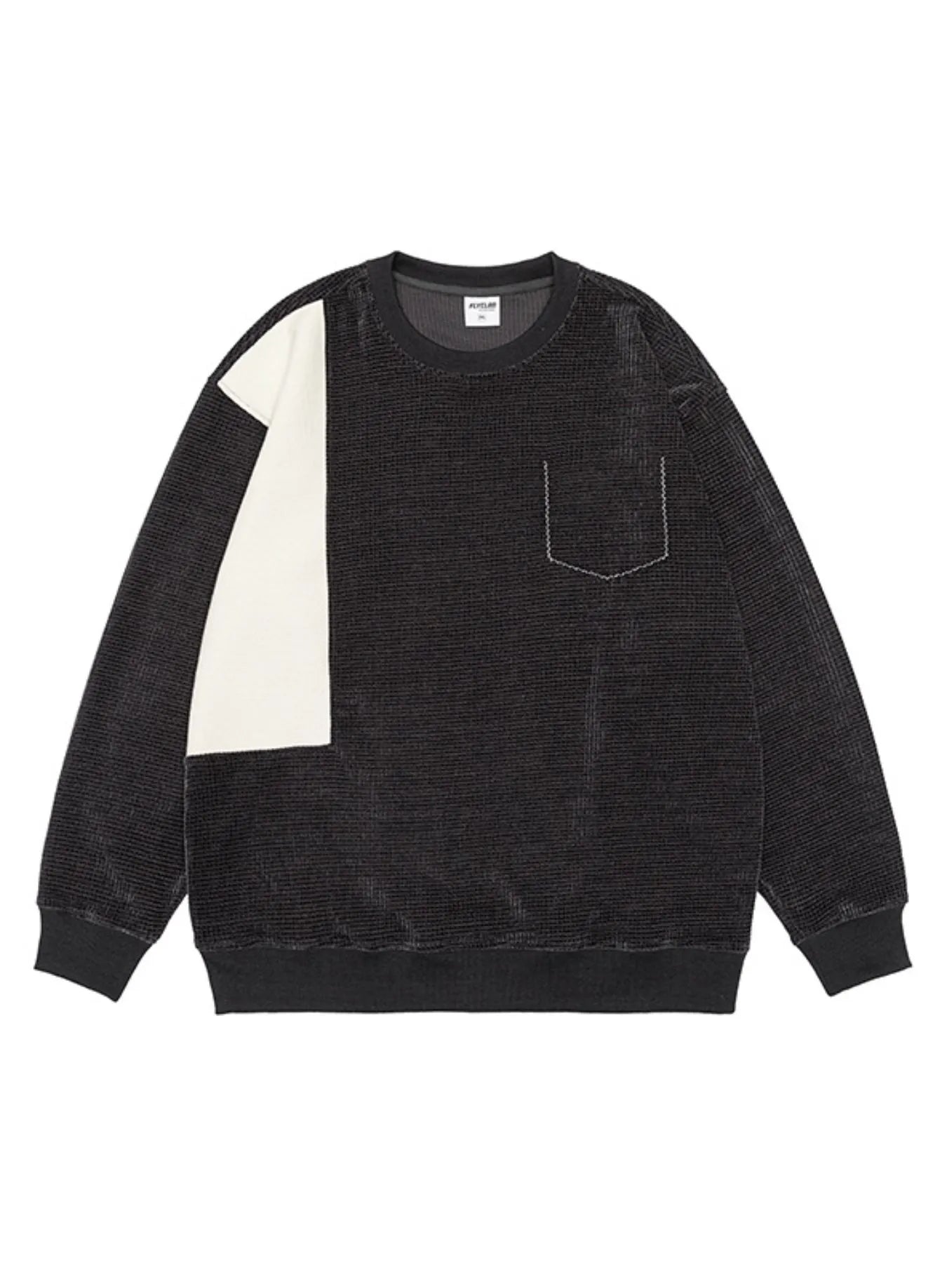 Men's Plus Size Color Block Oversized Sweatshirt - Farnelli