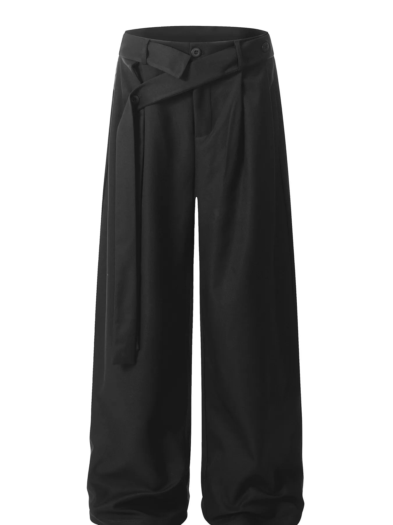 Men's High-Waisted Wide Leg Pants - Farnelli