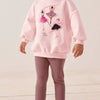 Children's Ballerina Sweatshirt & Leggings Set - Dusty Pink