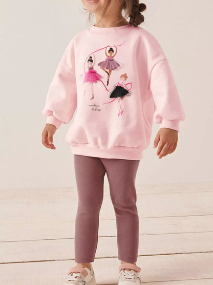 Children's Ballerina Sweatshirt & Leggings Set - Farnelli