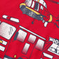 Children's Fire Truck & Helicopter Graphic Short Sleeve T-Shirt - Farnelli