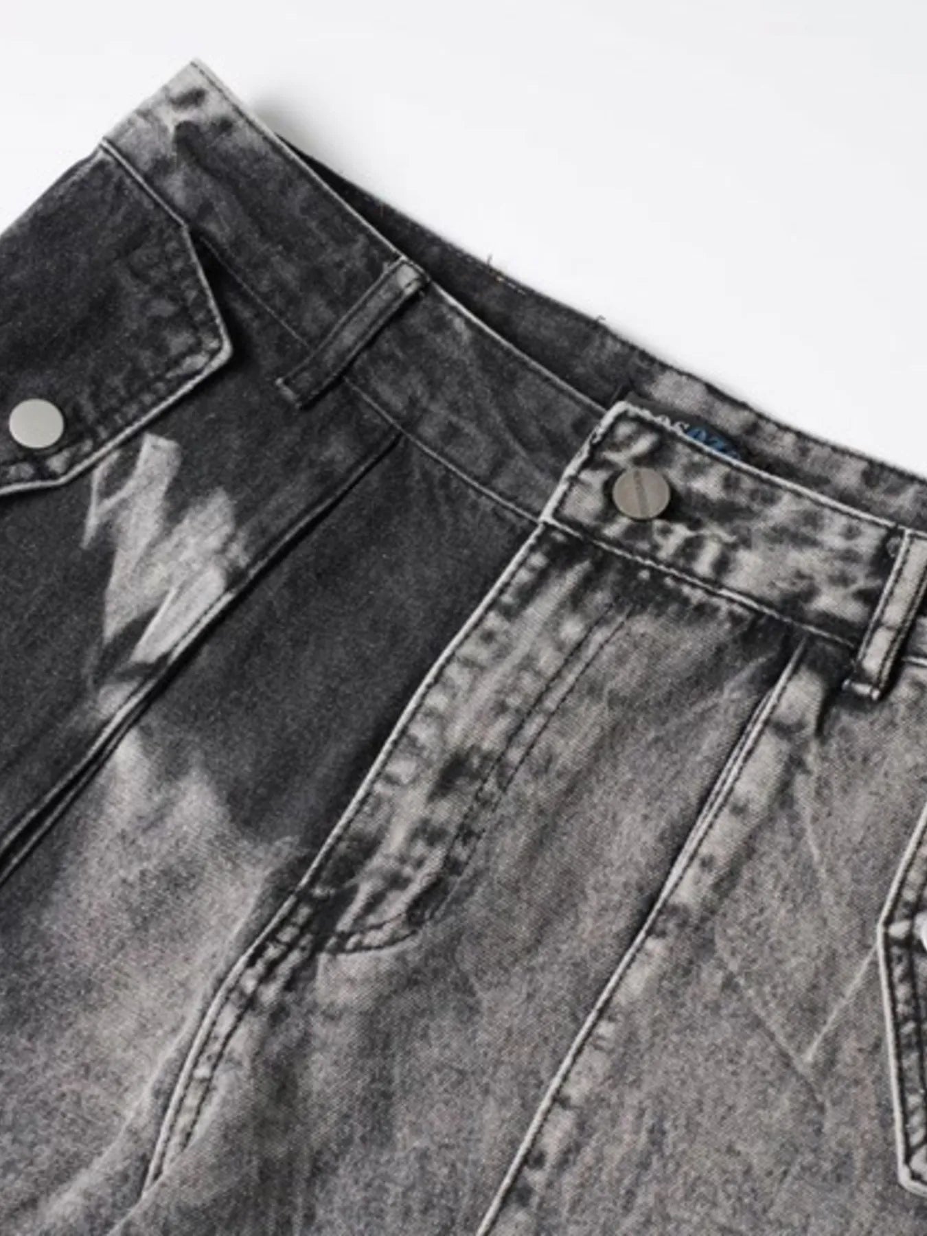 Men's Wide Leg Cargo Jeans - Farnelli