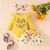 Children's Little Lady Bee-Themed 3-Piece Set - Yellow