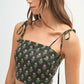 MABLE Floral Crop Top and Skirt Set - Farnelli