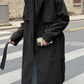 Men's Collared Neck Long Sleeve Double-Breasted Trench Coat - Farnelli