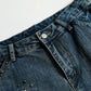 Men's Washed Wide Leg Jeans - Farnelli