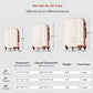 HouseOfZazla premium ABS hardshell hard case luggage set with lightweight durable design