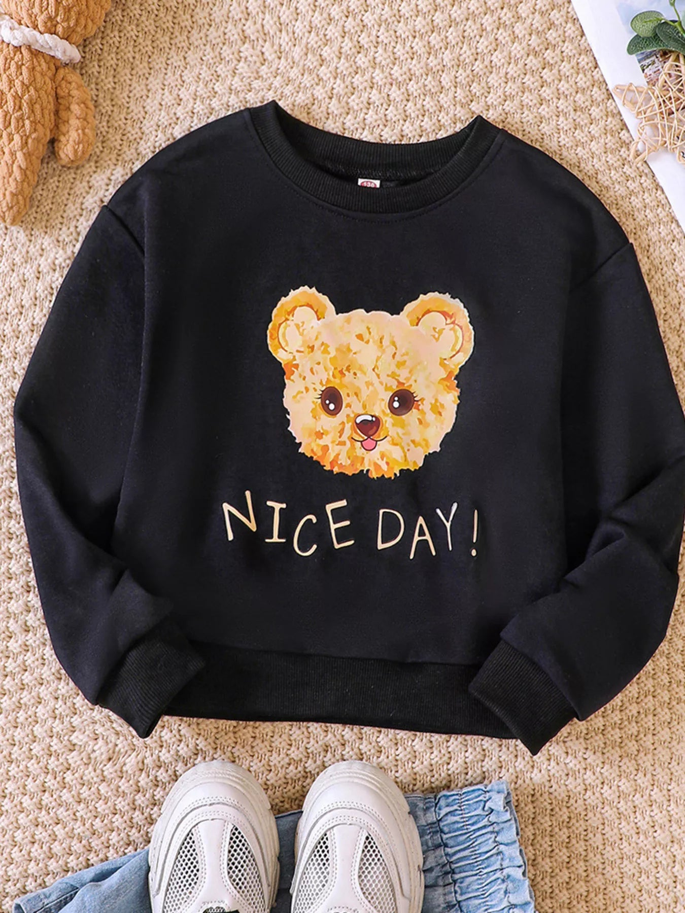 Children's Graphic Crew Neck Sweatshirt - Farnelli