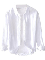 Men's Full Size Button Up Long Sleeve Shirt Plus Size - Farnelli