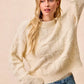 BiBi Checker Board Drop Shoulder Sweater - Farnelli