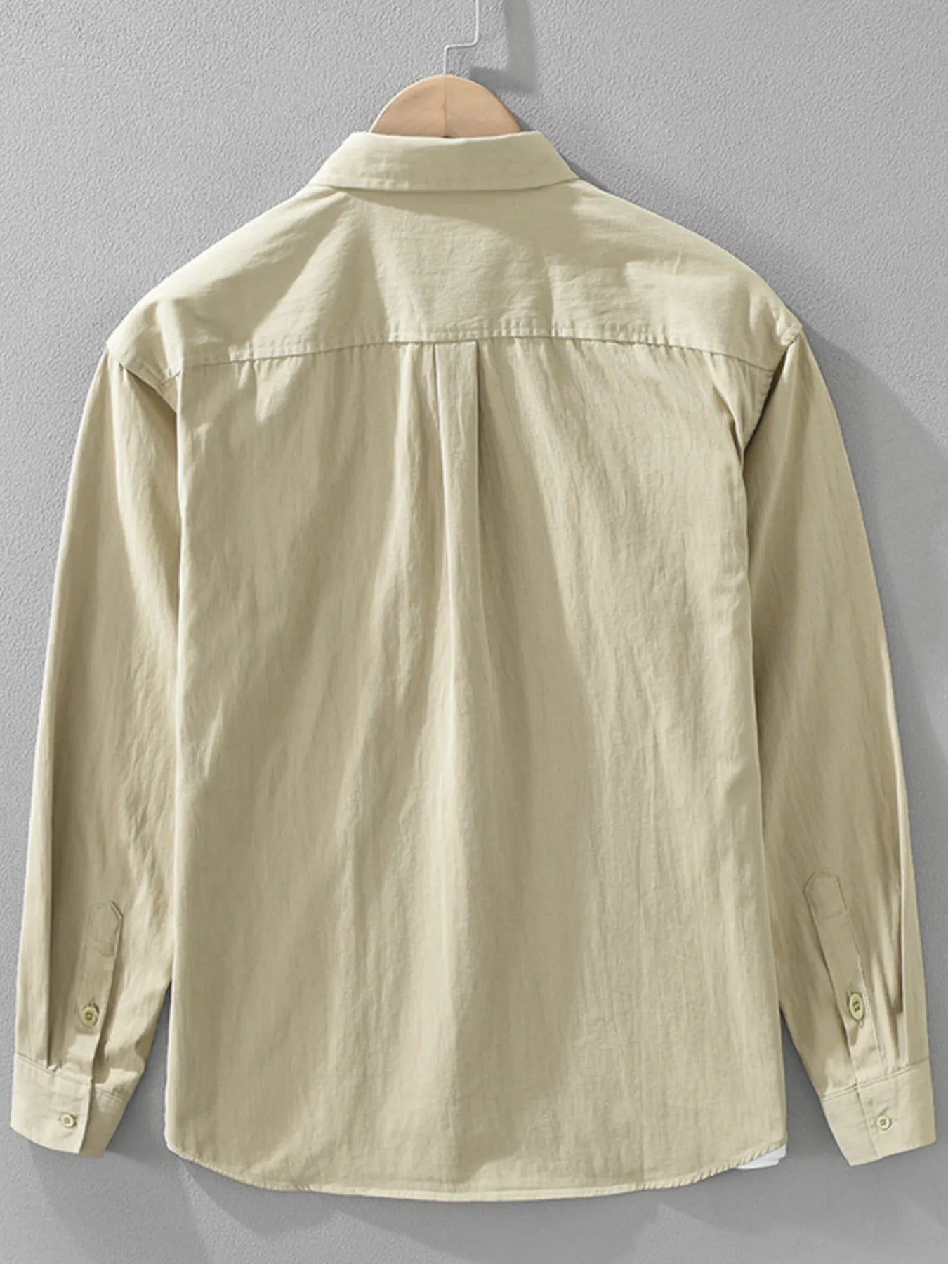 Men's Plus Size Button Up Long Sleeve Shirt - Farnelli