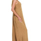 Zenana Mineral Washed Rayon Challis Cami Dress - Farnelli