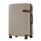 HouseOfZazla 4-piece hard shell luggage set with spinner wheels in multiple colors