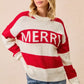 BiBi Christmas Merry Lettering Sweater - Farnelli