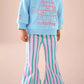 Children's Turtle Round Neck Top and Pants Set - Farnelli