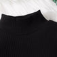 Children's Ribbed Knit Top & Plaid Skirt Set - Farnelli