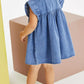 Children's Denim A-Line Dress - Farnelli