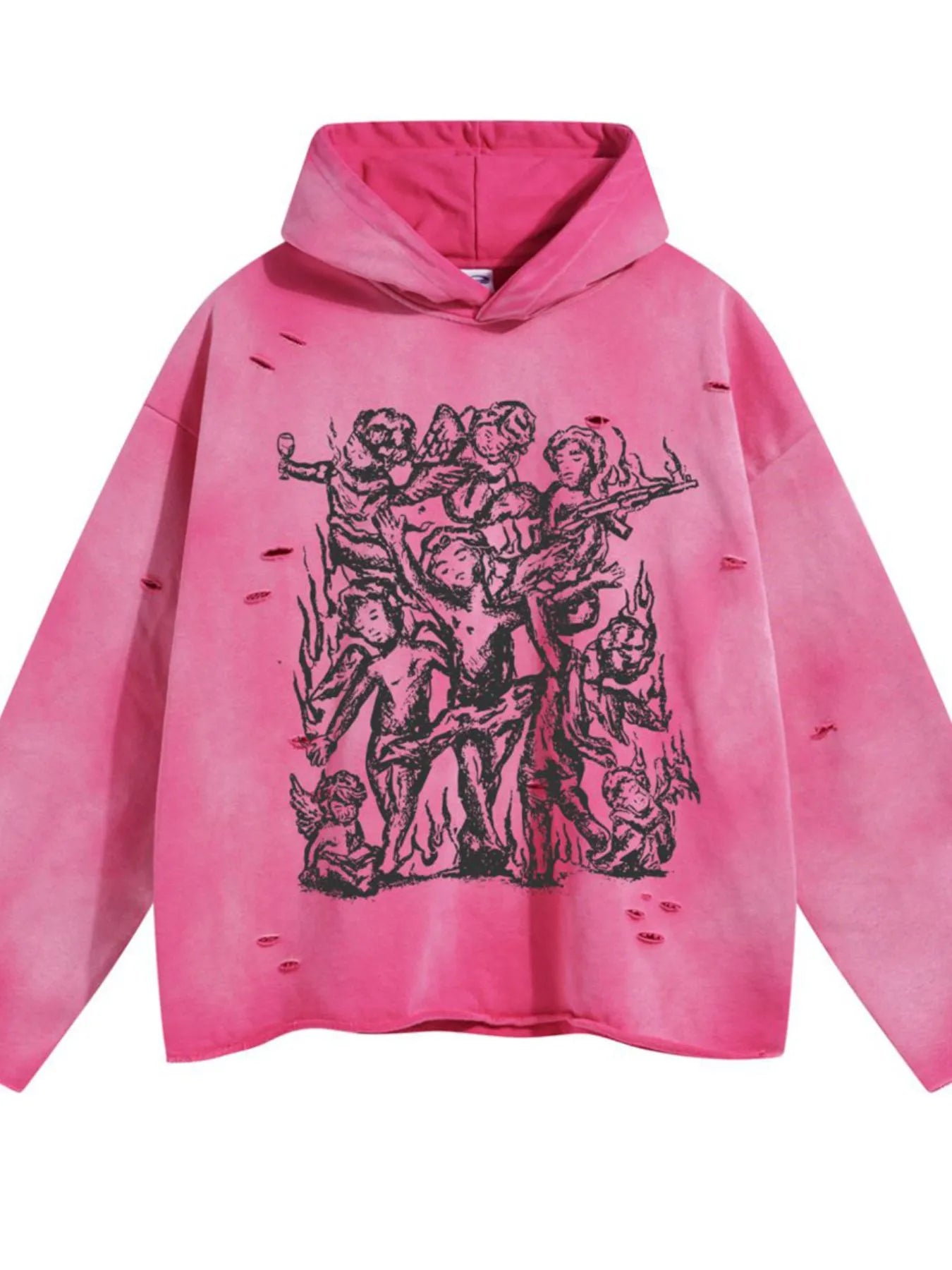 Men's Graphic Long Sleeve Hoodie - Farnelli