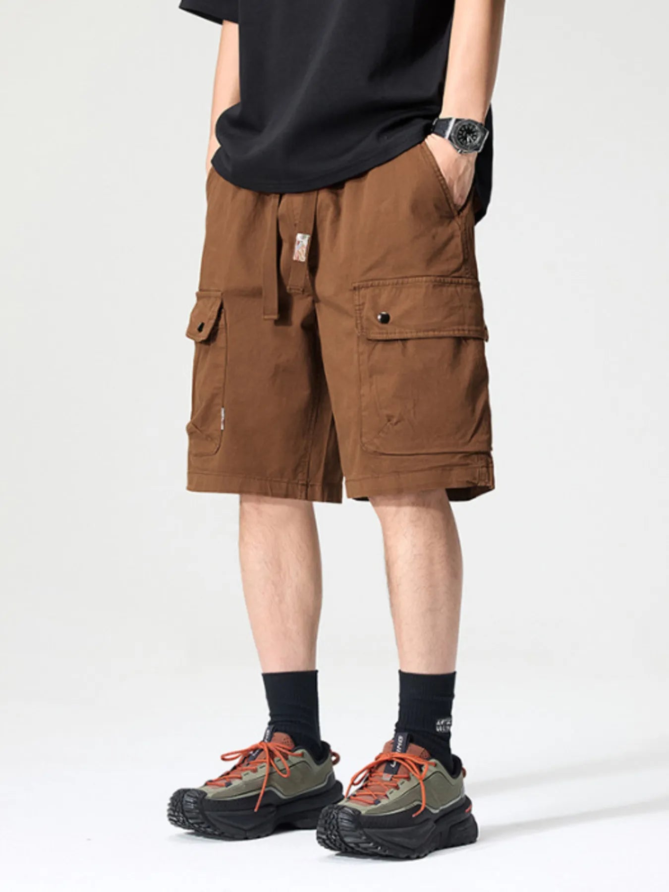Men's Loose Fit Cargo Shorts - Farnelli