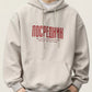 Men's Plus Size Drawstring Letter Dropped Shoulder Hoodie - Farnelli