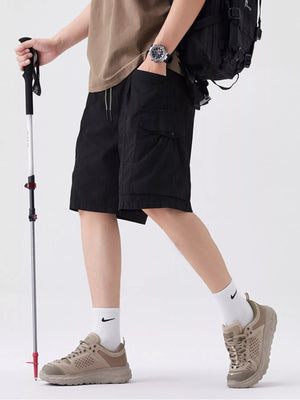 Men's Full Size Drawstring Cargo Shorts Plus Size - Farnelli