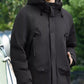 Men's Plus Size Hooded Snap Down Jacket - Farnelli