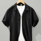 Men's Plus Size Button Up Short Sleeve Shirt - Farnelli