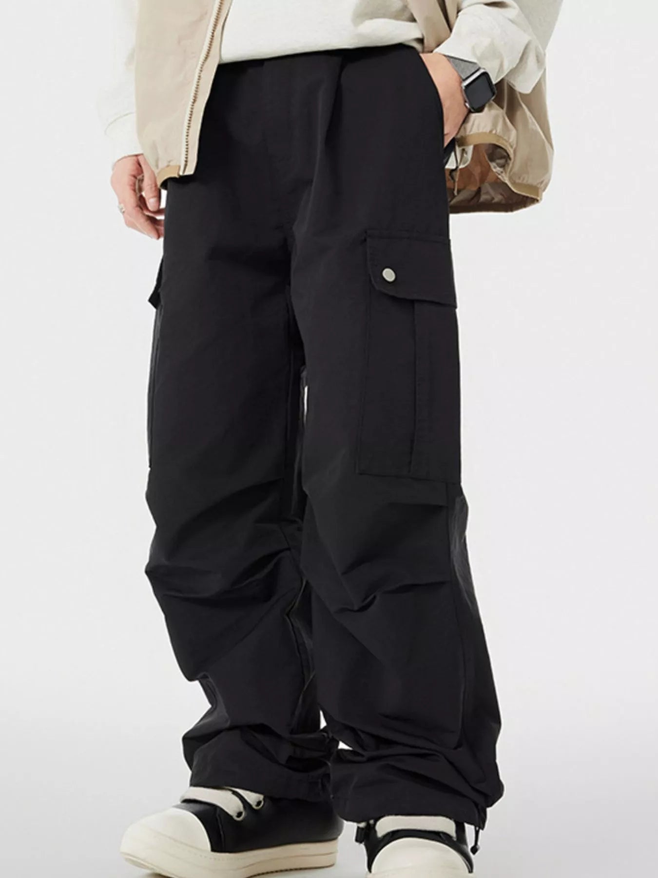 Men's Wide Leg Cargo Pants - Farnelli