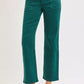RISEN High Rise Ankle Flare Patch Pocket Jeans - Farnelli