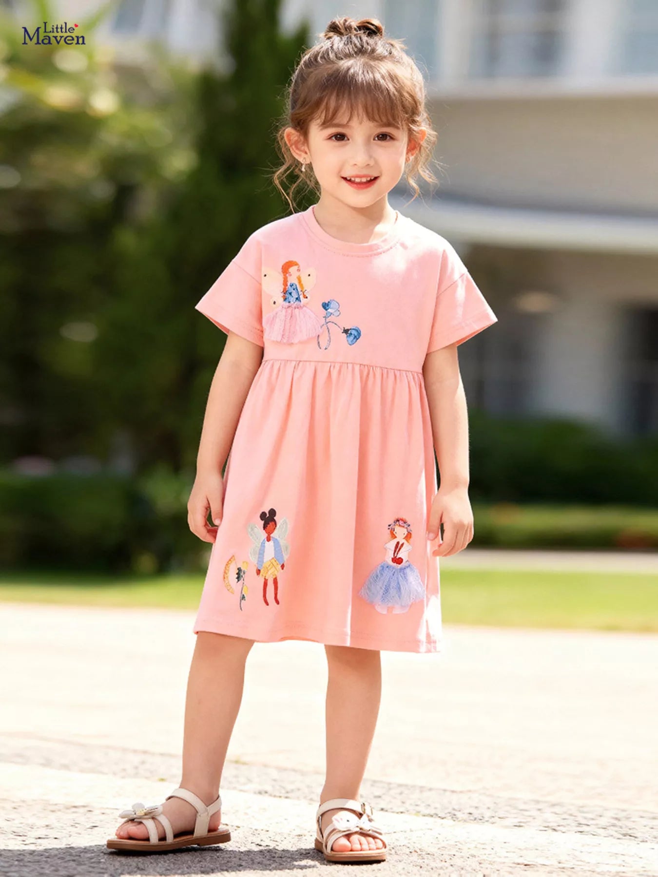 Children's Fairy Short Sleeve Dress - Farnelli