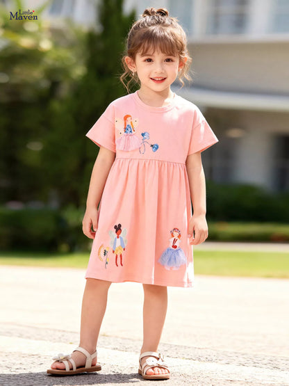 Children's Fairy Short Sleeve Dress - Farnelli