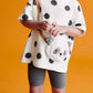 Children's Panda Plush Bag Polka Dot Outfit Set - Farnelli