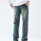 Men's Washed Straight Leg Jeans - Farnelli