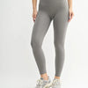 MONO B Venice Cloud Light Contour High-Waisted Leggings - NEW PEWTER