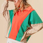 BiBi Colorblock Exposed Seam French Terry Sweatshirt - Farnelli