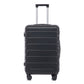 HouseOfZazla 3-piece spinner wheel luggage set with combination locks in assorted sizes