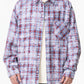 Men's Plus Size Plaid Button Up Long Sleeve Shirt - Farnelli